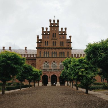 Residence Ortodoks metropolitans, chernivtsi, ukraine.stunning mimari ensemble bukovina ve Dalmaçya Ortodoks metropolitans eski ikametgahı.