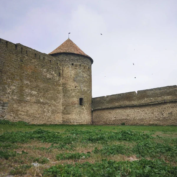 Bilgorod-Dnistrovsky, Ukraina-maj 2017: średniowieczny zamek Akkerman — Zdjęcie stockowe