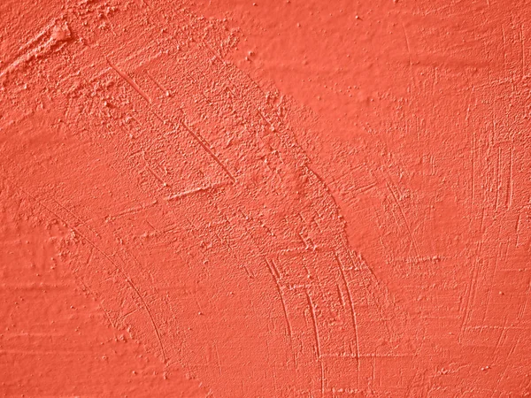 Grunge Texture Old Painted Coral Color Wall — Stock Photo, Image