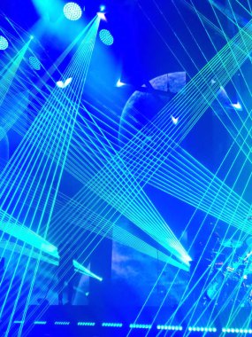 Zürih, İsviçre - 25 Haziran 2019: Ünlü grup Tool with Maynard James Keenan, Hallenstadion'da canlı performans sergiledi