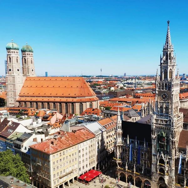 München Deutschland Juni 2019 Die Frauenkirche München Bayern Die Als — Stockfoto