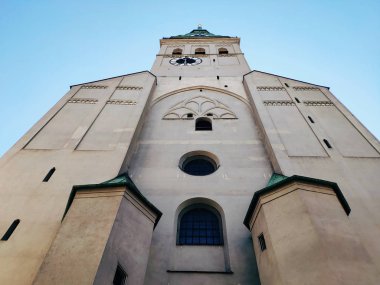 Tower of st. peter Kilisesi, Münih, Bavyera, Almanya.