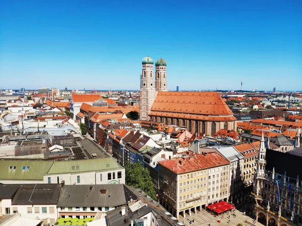 Munique Alemanha Junho 2019 Igreja Nossa Senhora Frauenkirche Munique Alemanha — Fotografia de Stock