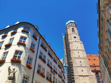 Münih, Almanya - 28 Haziran 2019: Hirmer Mağazası