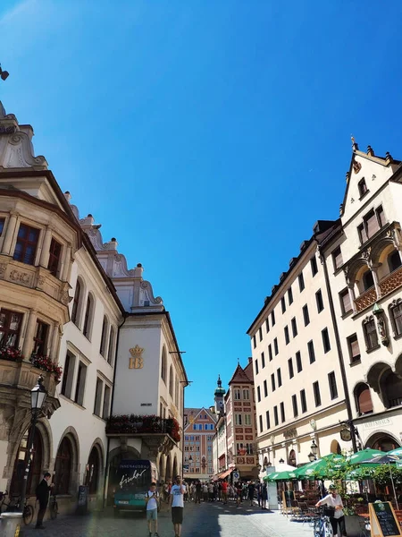 Múnich, Alemania - 28 de junio de 2019: El Hofbraeuhaus, una famosa cervecería en Múnich — Foto de Stock