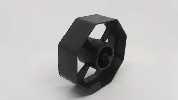 黑色塑料水轮玩具 — 图库照片