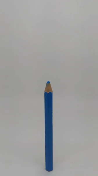 Egy Kék Színű Ceruzát — Stock Fotó