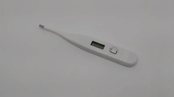 Kleines Weißes Digitalthermometer — Stockfoto