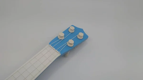 Azul Brinquedo Guitarra Pescoço — Fotografia de Stock