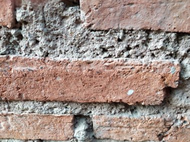 kırmızı tuğla ile duvarın arka plan