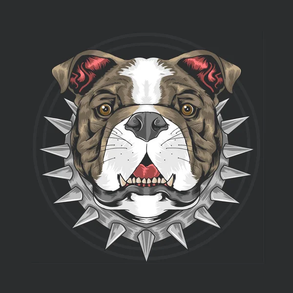 Pit Bull Dog Ilustración Vectorial — Vector de stock