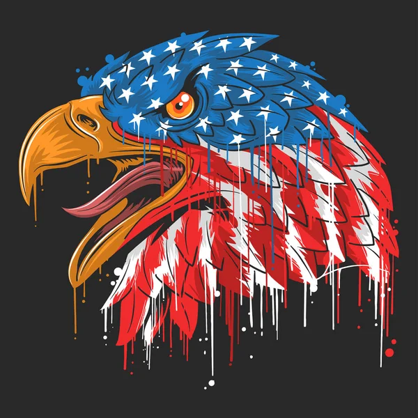 Eagle Independence Usa America Vector — стоковый вектор