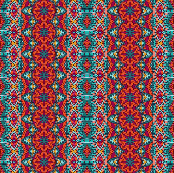 Tribal vintage abstrato geométrico étnico sem costura padrão ornamental —  Vetores de Stock