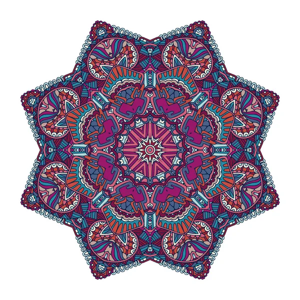 Vecteur mandala dessiné à la main design ornemental — Image vectorielle