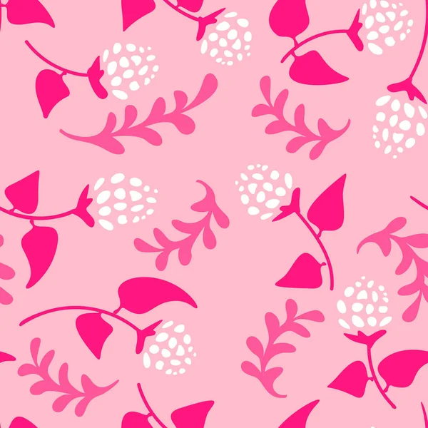 Рожевий квітковий візерунок — стоковий вектор