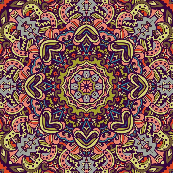 Boho mandala etnische tribal patroon — Stockfoto