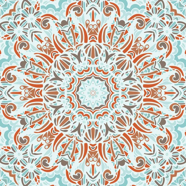 Lindo vintage fantástico flores invierno abstracto fondo — Vector de stock