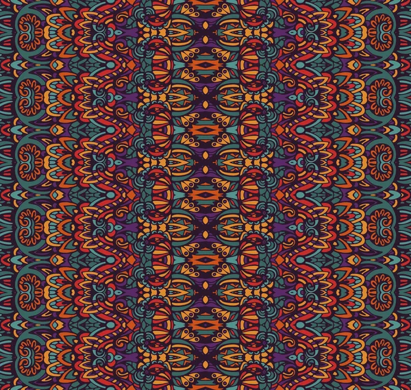 Tribal vintage abstracto geométrico étnico inconsútil patrón ornamental — Archivo Imágenes Vectoriales