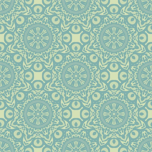 シームレスベクトル花壁紙パターン。背景に花飾り. — ストックベクタ