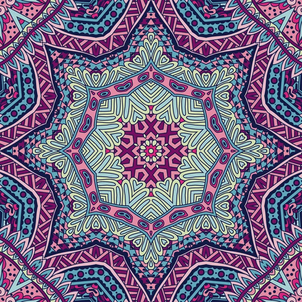 Doodle vintage Violet lace Doodle Ethnic Festive Abstract Vector Pattern — Free Stock Photo