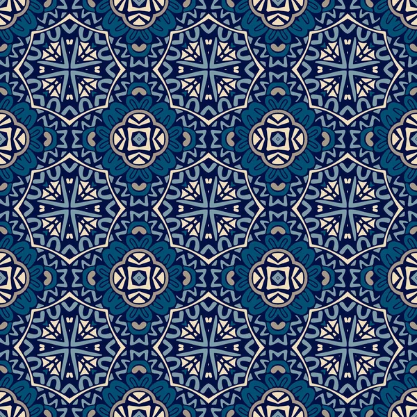 Motif classique sans couture damassé. Vintage baroque délicat fond vectoriel — Image vectorielle