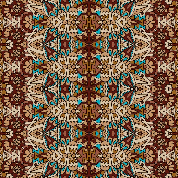 Modèle vectoriel sans couture art africain batik ikat. Ethnic ptint vintage design . — Image vectorielle