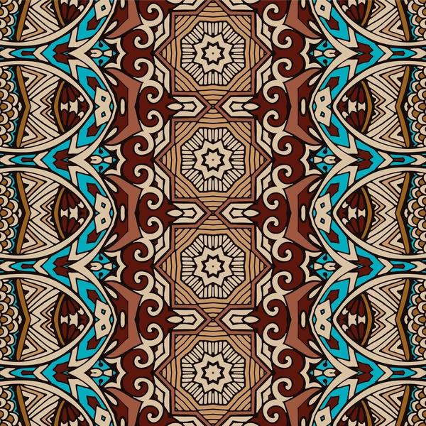 Tribal vintage abstract geometric etnic fără sudură model ornamental — Vector de stoc