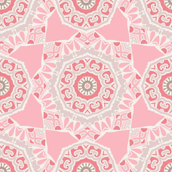 Vintage nahtlose niedliche rosa Fliese Design Muster Hintergrund. — kostenloses Stockfoto