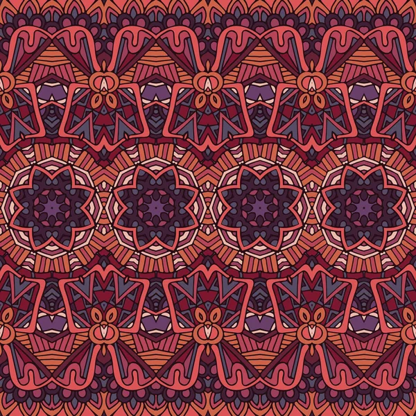 Текстильная Ткань Икат Дизайн Народного Искусства Векторные Этнические Тезисы Швов — стоковый вектор