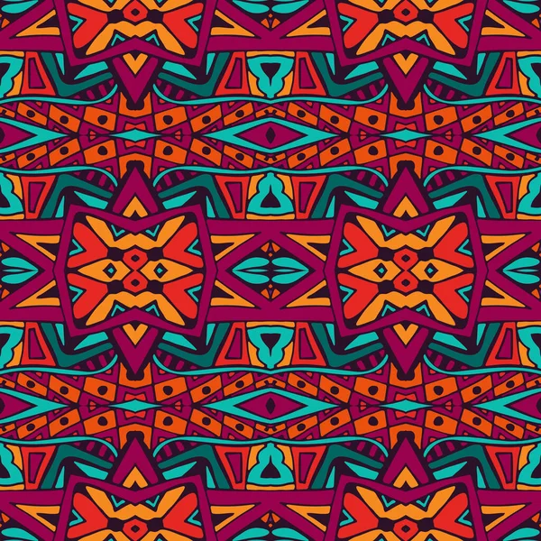 Vecteur Tribal Abstrait Géométrique Ethnique Motif Homogène Ornemental Aztèque Tribal — Image vectorielle