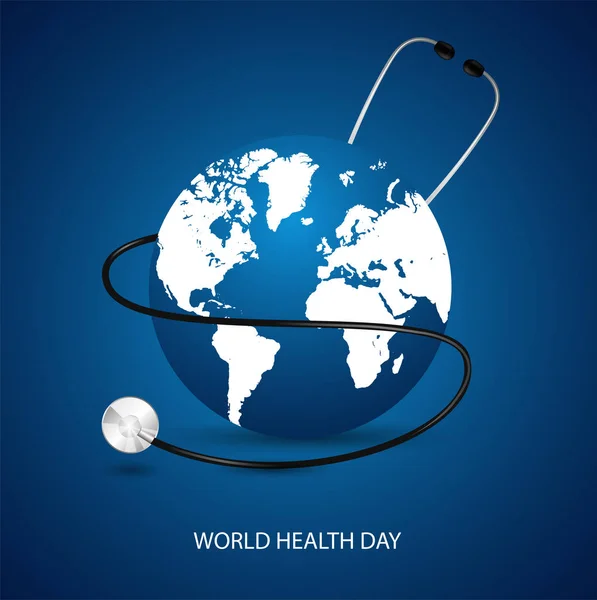Svět Zdraví Den Pozadí — Stockový vektor