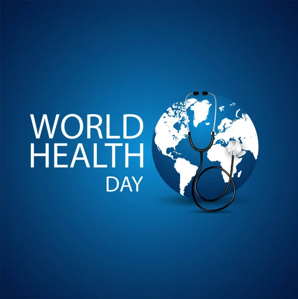 World Health Day Background — Stock Vector