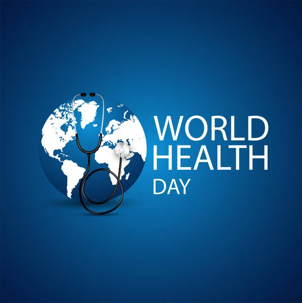 World Health Day Background — Stock Vector