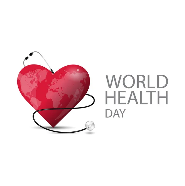Día Mundial Salud — Vector de stock
