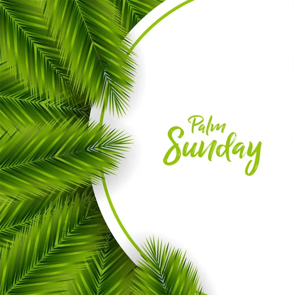 Palm Sunday Vector Design — Stock Vector