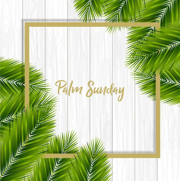 Palm Sunday Vector Design — Stock Vector