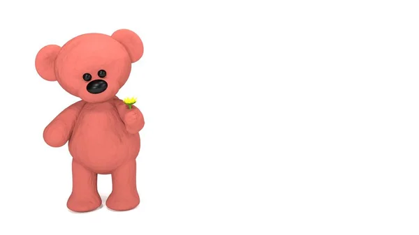 Teddy Bear Flower — Stock Photo, Image