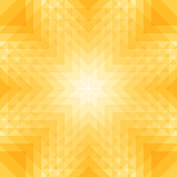 Abstrakt Vektor Bakgrund Med Stjärna Effekt Orange Färg — Stock vektor