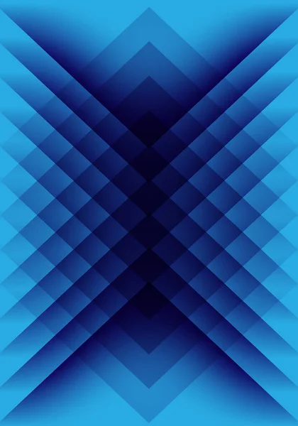 Vector Abstract Background Blue Color Shapes Illustration — Stock Vector