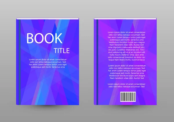 Folleto Libro Concepto Con Sombra Ilustración Gráfica Vectorial — Vector de stock