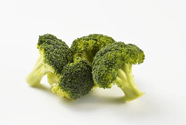Broccoli Isoleret Hvidt - Stock-foto