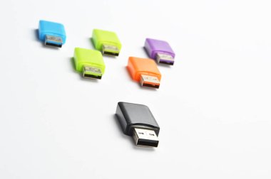 Usb sopa liderlik kavramları ile çok renkli