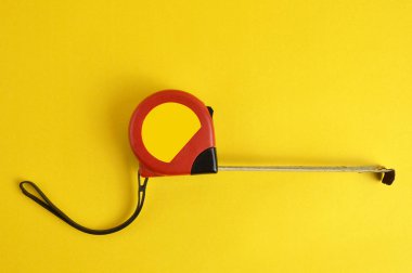 Sarı arkaplanda bant ölçüsü