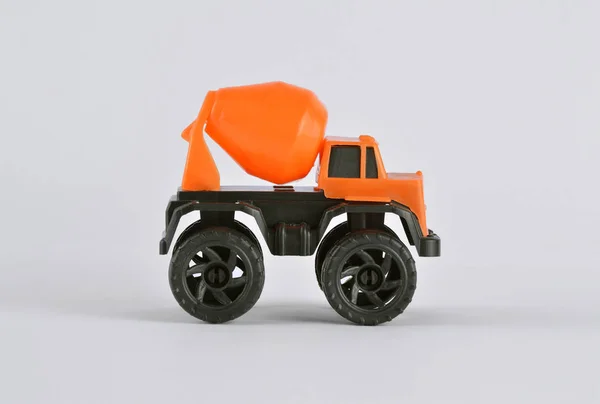 Zement Lkw Spielzeug Isoliert Auf Weiß — Stockfoto