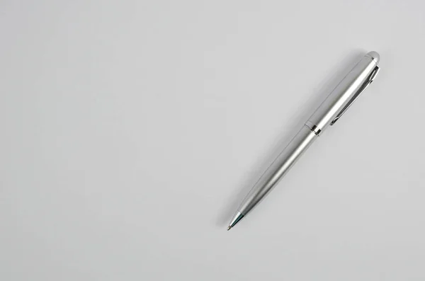 Ballpoint Pen White Background — Stock Photo, Image