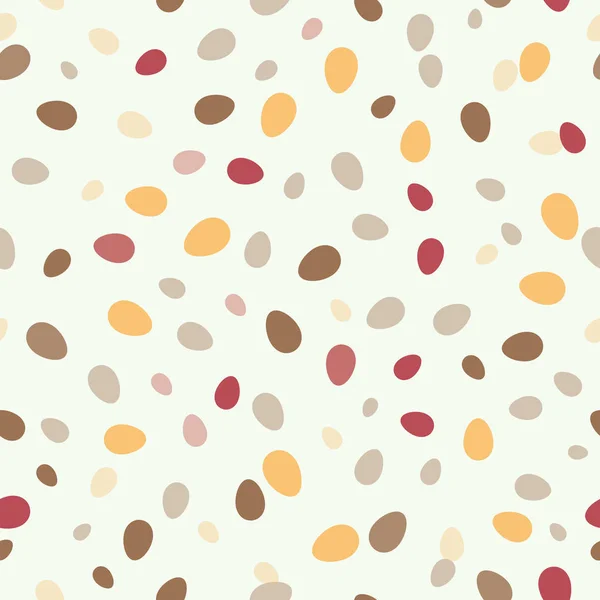Vector Easter Egg Confetti Seamless Pattern Background. — Stock Vector