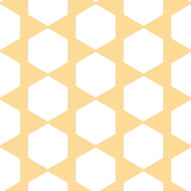 Pastel Sarı dikişsiz desen arka plan vektör petek Soyut.