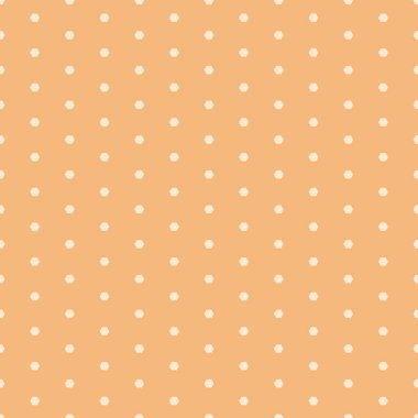 Vektör Petek Polka Noktalar Ballı Portakal dikişsiz desen arka plan.