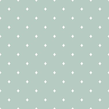 Vektör Soyut Magical Rhombus Dusty Yeşil dikişsiz desen arka plan.