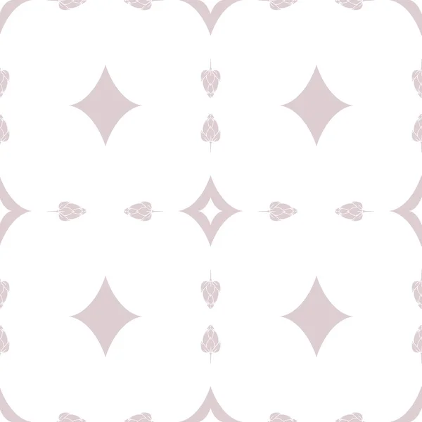 Vektor magische Fliesen mit Seerosen nahtlose Muster Hintergrund. — Stockvektor